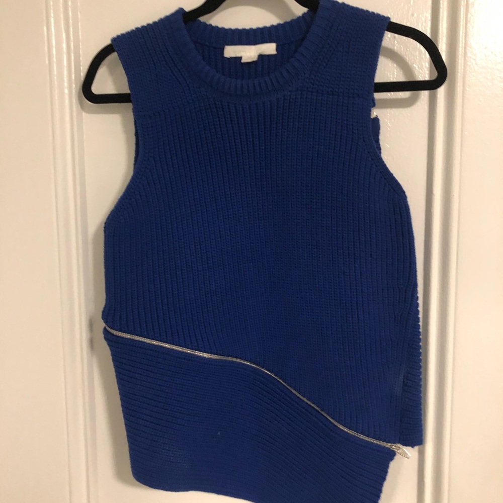 Royal blue knit